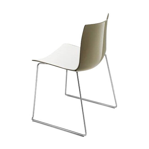 Catifa 46 0278 Chair Bicolored Skids Chrome